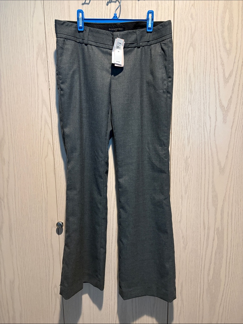 Banana Republic Charcoal Straight Leg Dress Pants